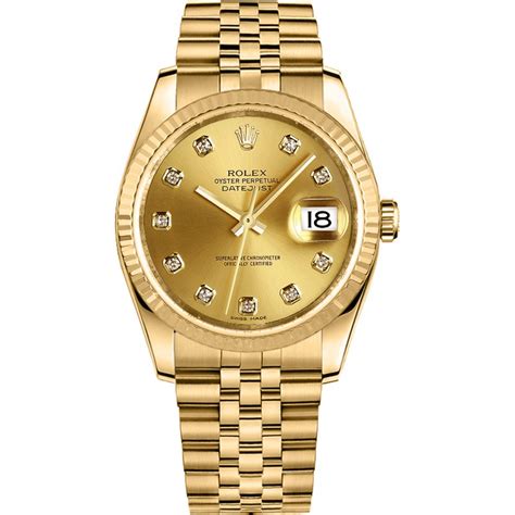 gold date date rolex|solid gold rolex datejust.